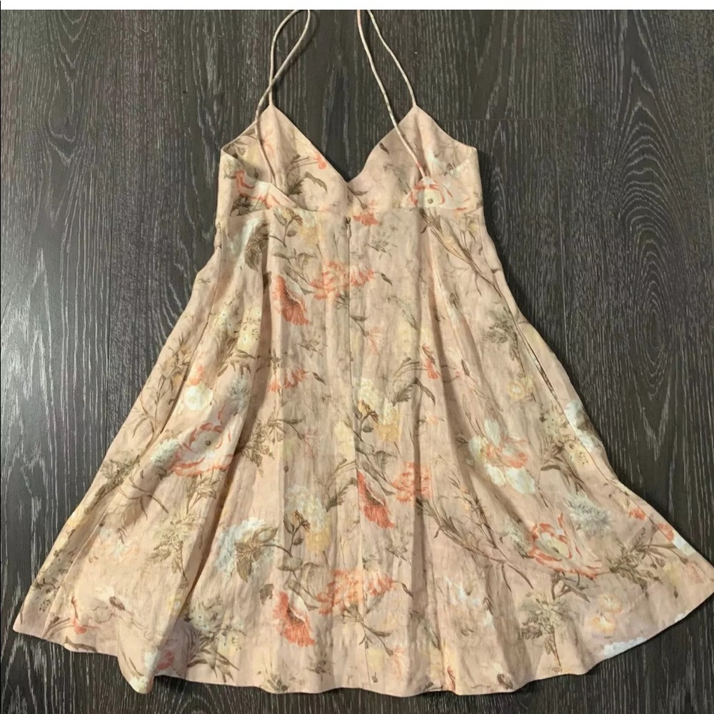 Zimmermann Bowerbird Apricot Dress - Picture 4 of 5